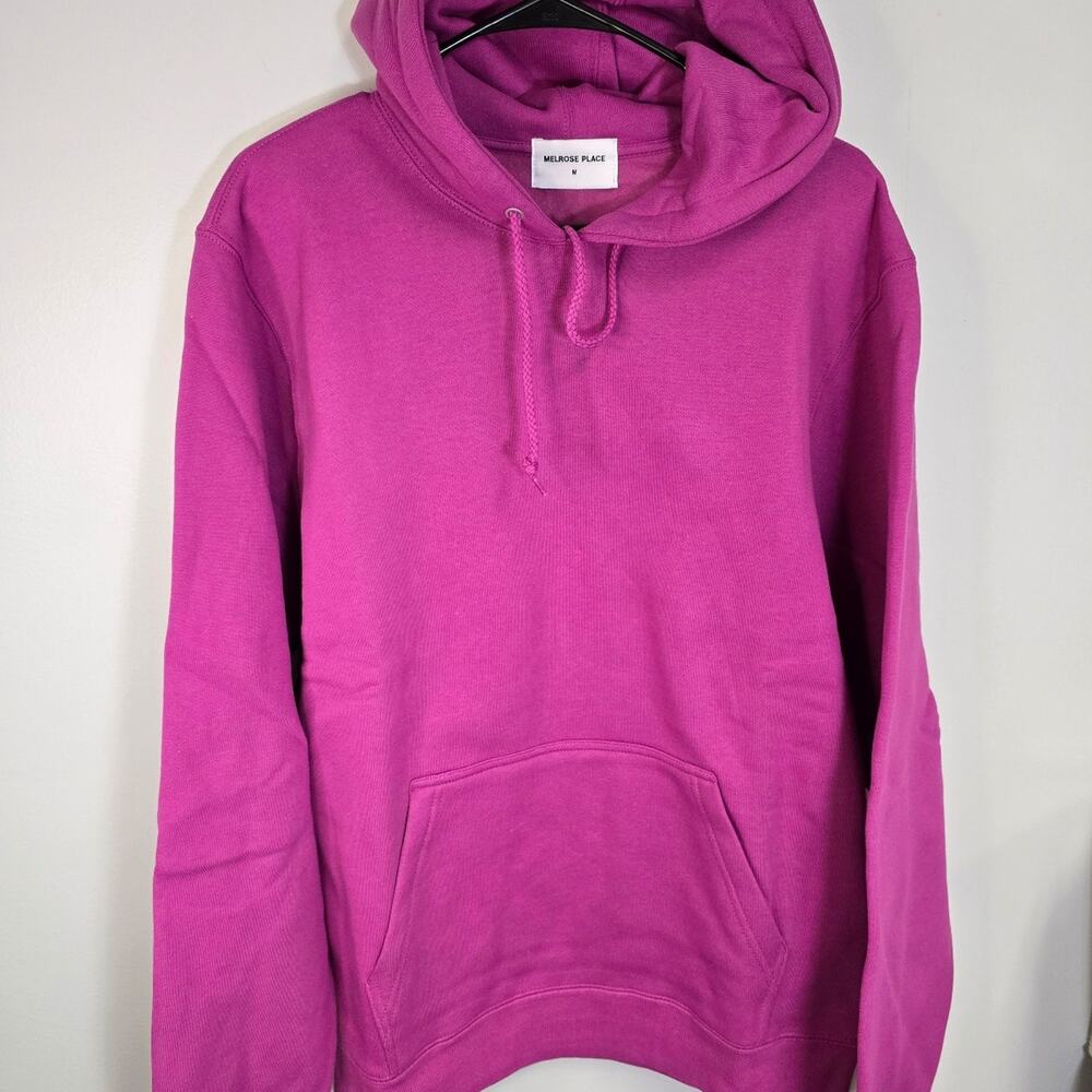 Melrose Place Pink Hoodie Sweatshirt hoodie sz Med New